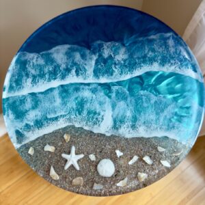 12” Ocean Resin Tray